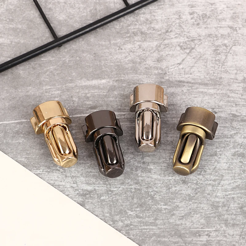 ~*New Sale Durable Metal Column Tuck Lock Closure Catch Clasp Buckle Fasteners for Leather Bag Case Handbag Purse Accessories