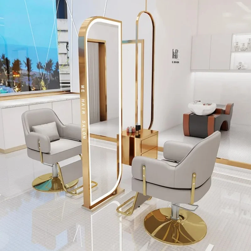 Modern Salon Chic Barber Chair Nordic Design Luxury Elegant Barber Chair Premium Style Sedia Da Barbiere Salon Furniture