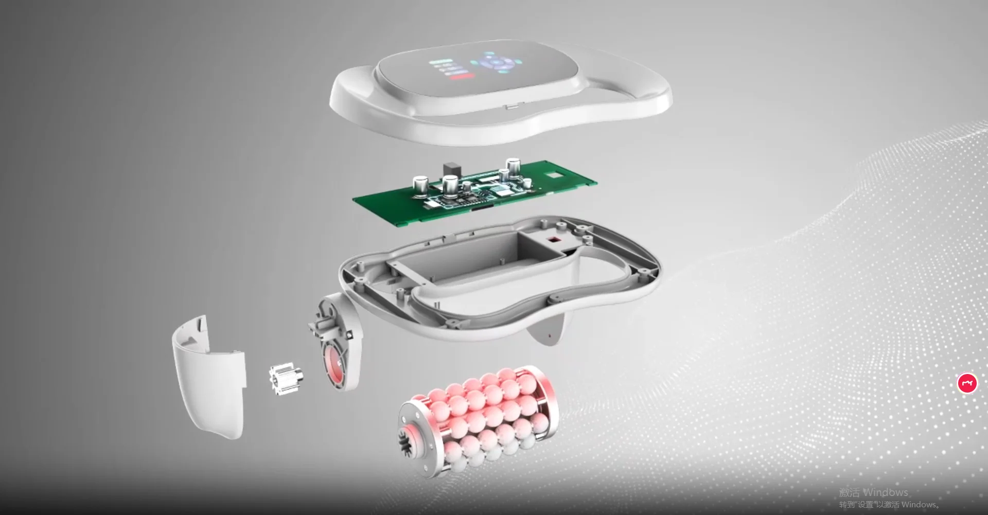 360° Rotating Vacuum Slimming Roller Massager: Lymphatic Drainage, Full-Body Slimming And Skin Firming