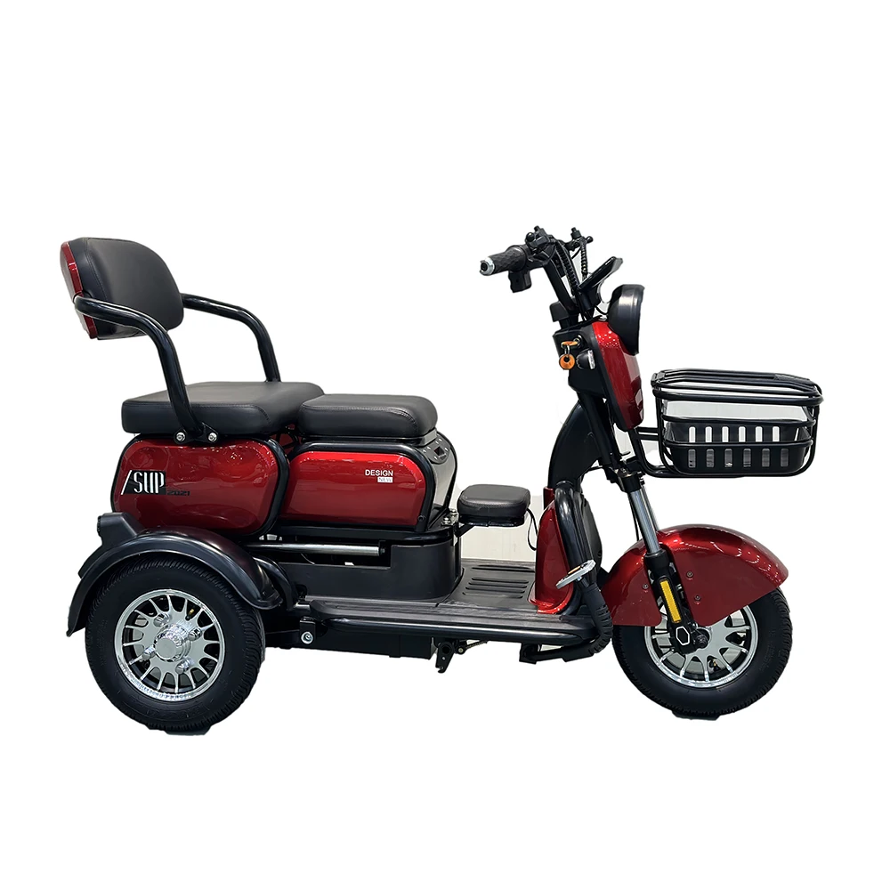 

20 Inch Electric Trike adults 750W Motor Fat Tire 3 Wheel tricycle bike electro Three Wheels Adult Cargo Electric Bike