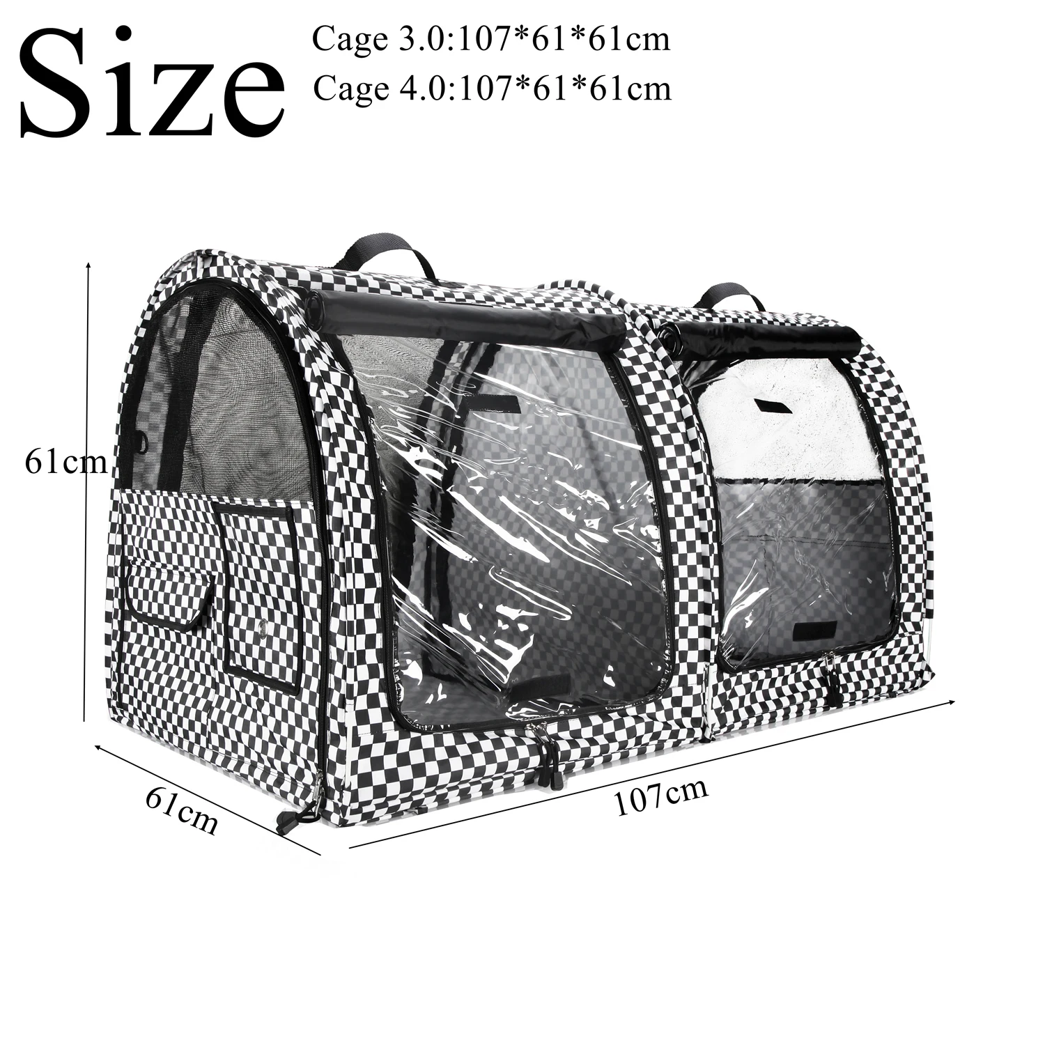 EFCAT Large Cat Competition Cage For Exhibition Foldable Cattery Delivery Room Professional Cat Racing Cage