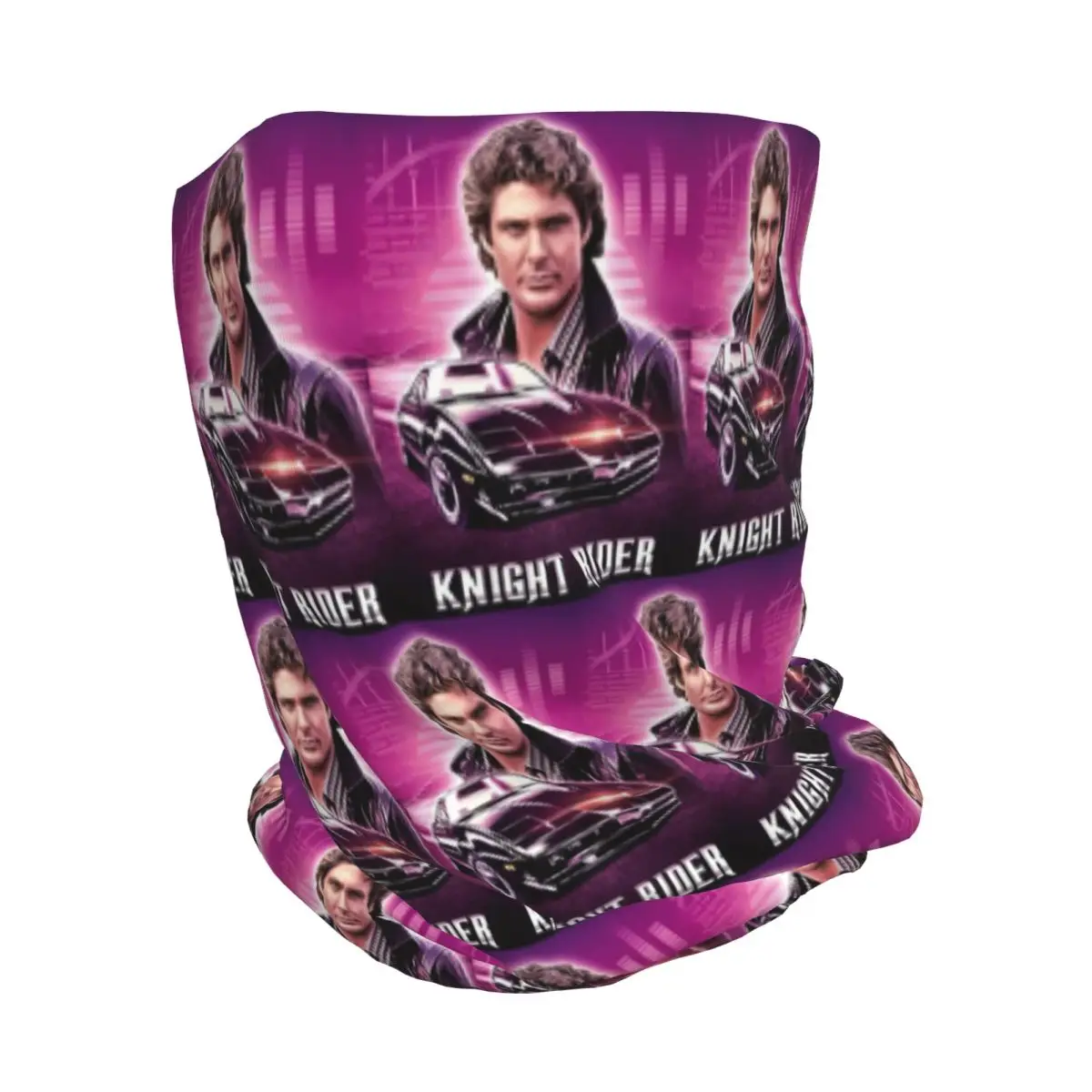 Knight Rider Action Tv Series Bandana Neck Gaiter Wrap Scarf Multi-use Balaclava Beanies Hat for Men Women Adult Breathable