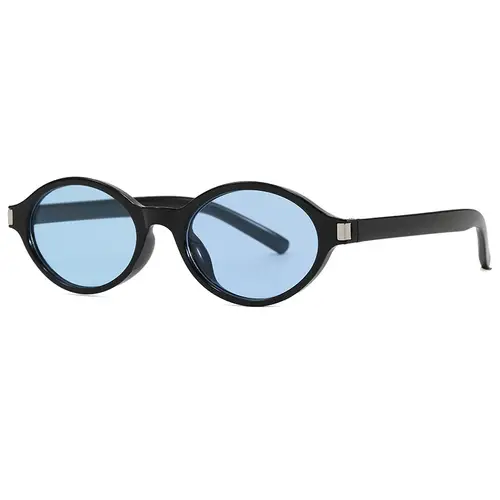 JNPCXI New Fashion Small Oval Sunglasses Women Shades UV400 Retro Punk Men Red Sun Glasses - Image 11