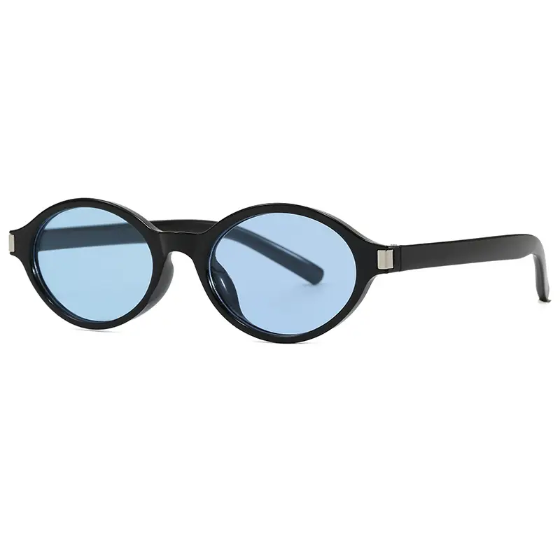 JNPCXI New Fashion Small Oval Sunglasses Women Shades UV400 Retro Punk Men Red Sun Glasses - Image 11