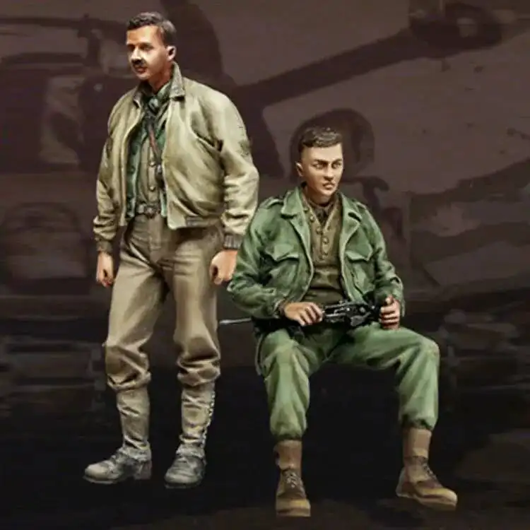 1/35 kit modello kit resina Brad Pitt The film Fury (5 persone) 386