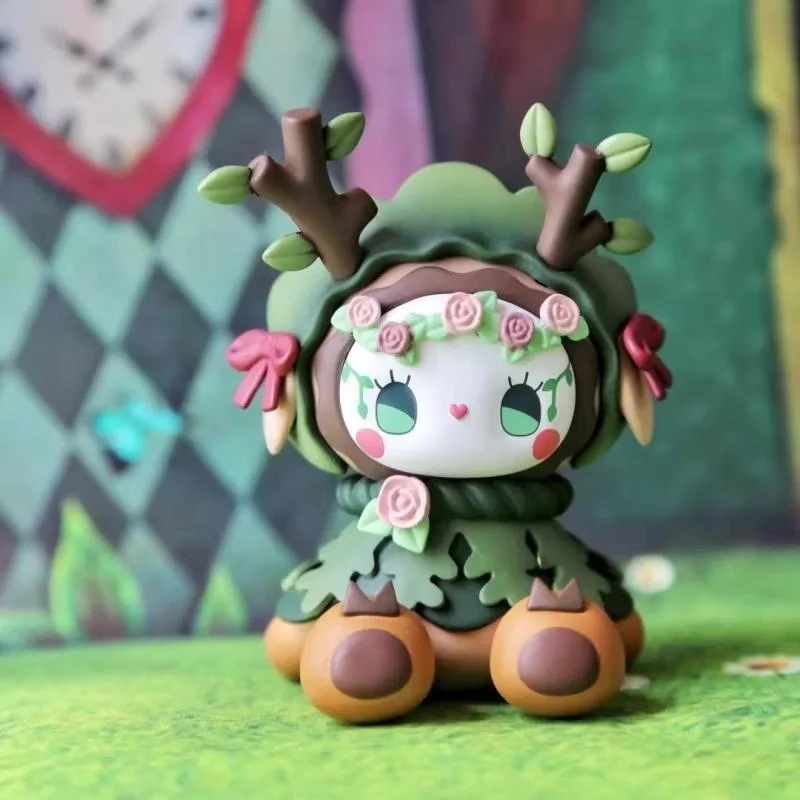 Emma floresta secreta blizzard mansão artesanal tendência escura jogar boneca surpresa caixa cega brinquedo para meninas ornamento colecionável presente