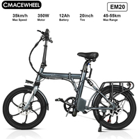 CMACEWHEEL EM20 Foldable Adult Electric Bike Electrical Road Bicycle 48V 12Ah E-bike 20\