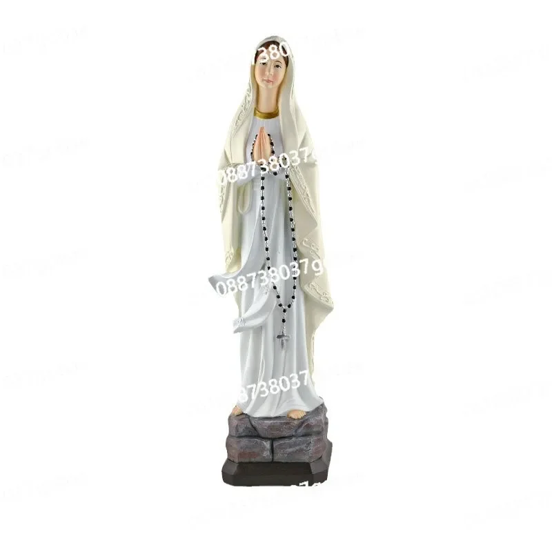 Cross-border Amazon Grand Statue of The Virgin Mary Religious Resin Ornament Indoor Tabletop Crafts Character Decoration