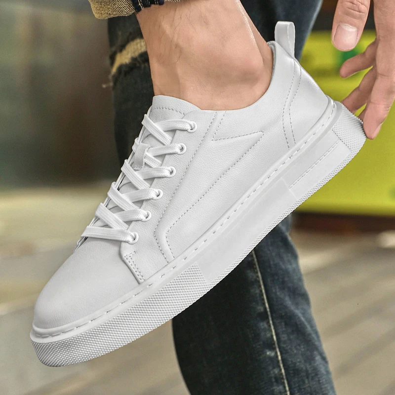 

Men's Dress Oxfords Lace-Up Business Shoes genuine leather with Flex Groove Technology men oxfords shoes