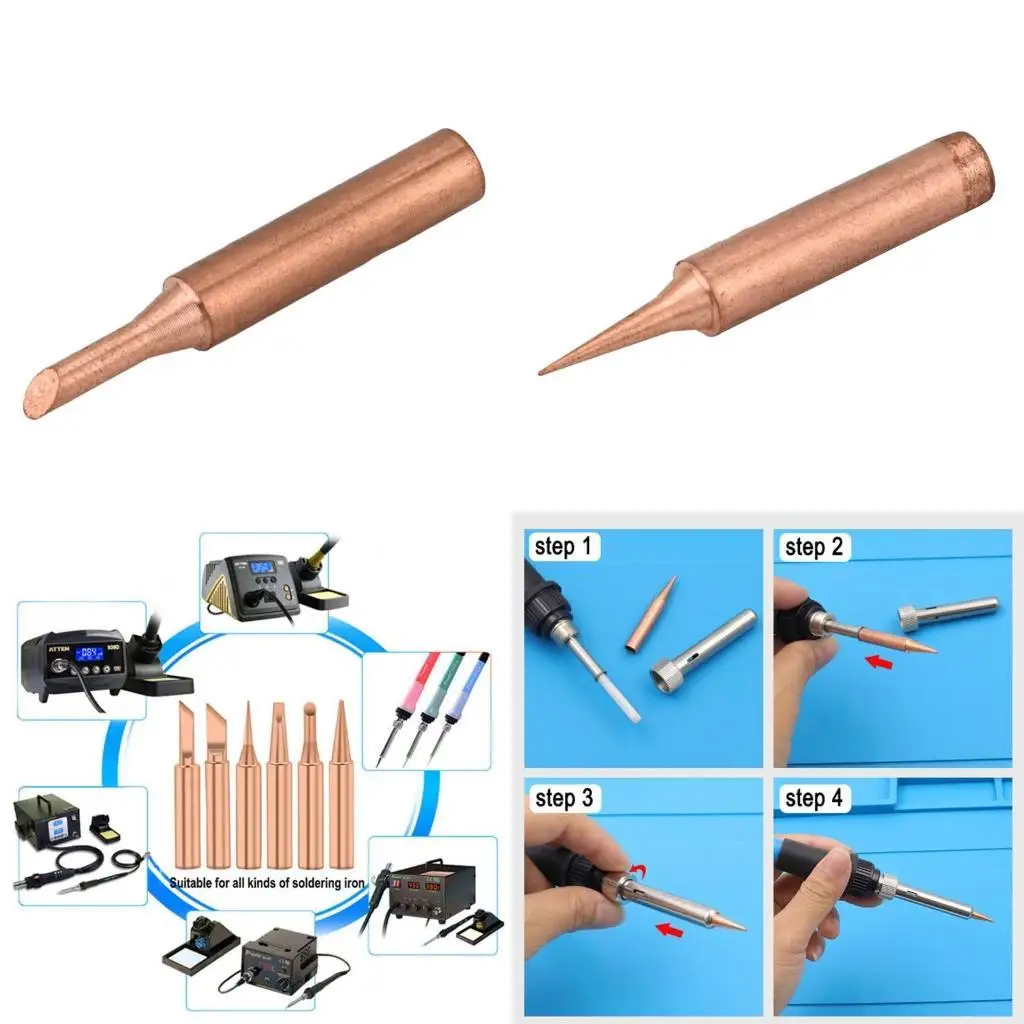 

E8BD Welding for Head Soldering Tools 900M-T for Welding Horns Diamagnetic