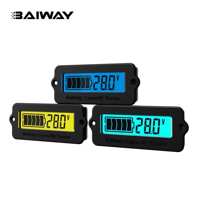 

Digital Battery Capacity Tester 12V 24V 36V 48V Lithium Lead Acid Monitor Indicator Instrument for 3S-15S Packs Voltage