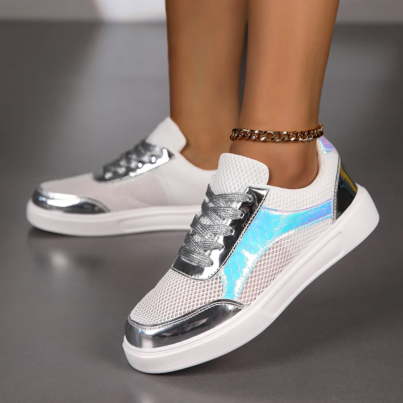 ELUVA Zapatillas de deporte para hombre de malla transpirable, zapatos ligeros y cómodos para caminar para verano, deportes al aire libre, tenis, duraderos, antideslizantes