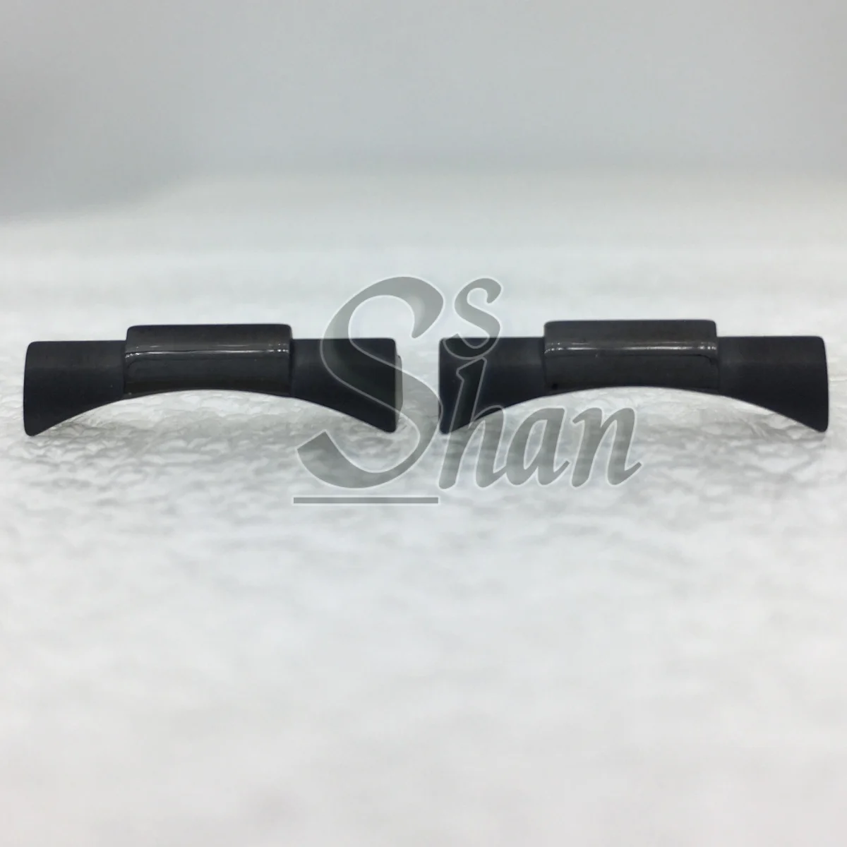 وصلة نهاية منحنية من الفولاذ المقاوم للصدأ مقاس 20 مم مناسبة لحزام الساعة المطاطي ذو العروة العريضة مقاس 20 مم #2