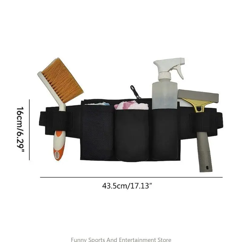 C4de Garden Tools Belt for Women Men Gardening الأدوات الصغيرة حزام حقيبة للجنسين فائدة ساحة مع جيوب حزام الخصر القابل للتعديل #6