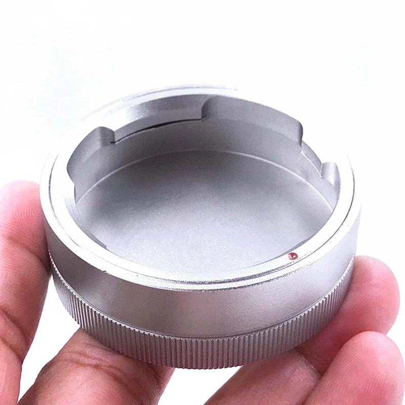 For Leica LM VM ZM Port Metal Multifunctional Portable Convenient Security Lens Back Cover Replacement Parts Accessories Silver