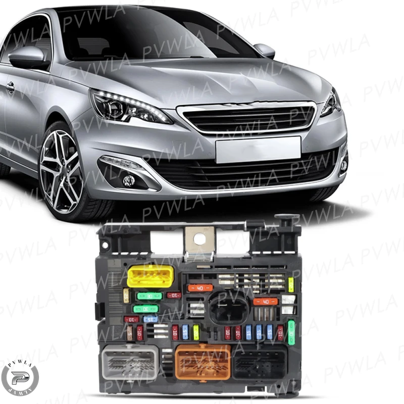 For Citroen Berlingo C4 C8/Peugeot Partner 307 308 607 807 Fuse Box Assembly BSM Module 9807028780