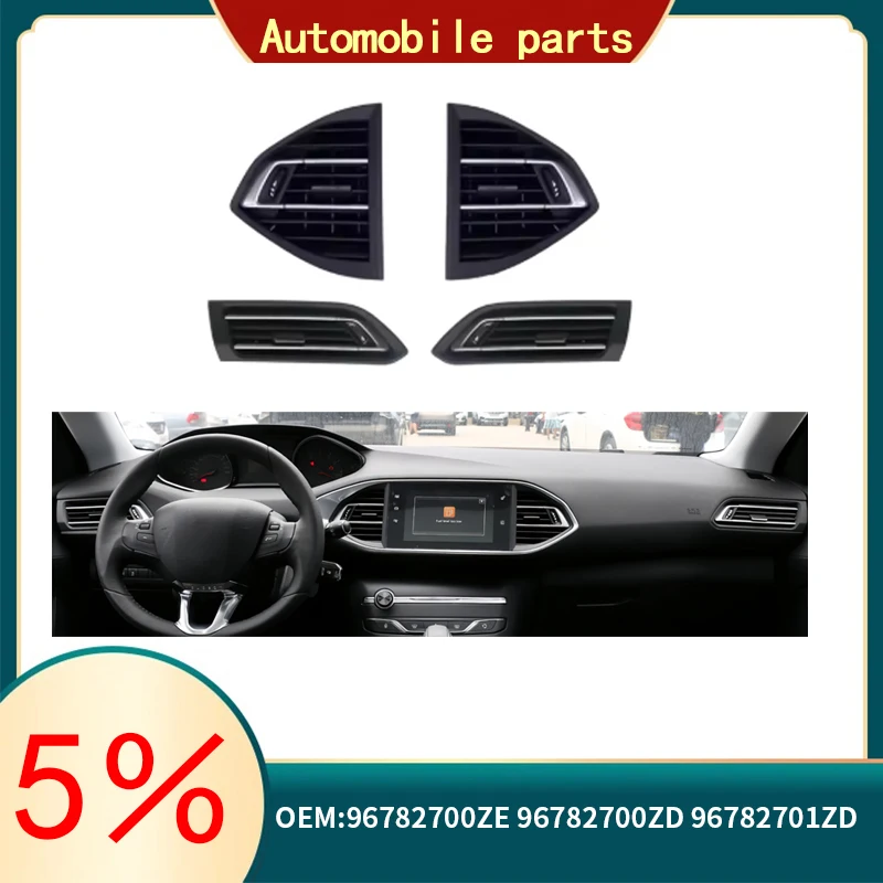 Geeignet für Peugeot 308 308S 408 Armaturenbrett Klimaanlagen-Auslass Luftverteilungsöffnung 96782700ZE 96782700ZD 96782701ZD