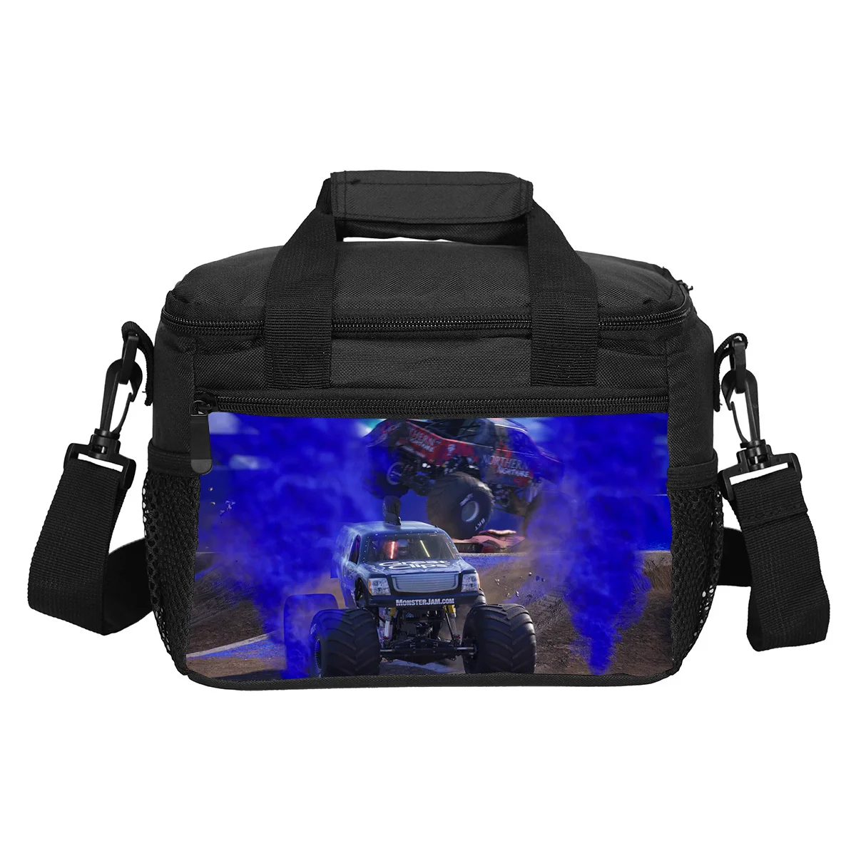 Monster Jam lunch bag practical cartoon print for male and female students, school and office workers, the best companion