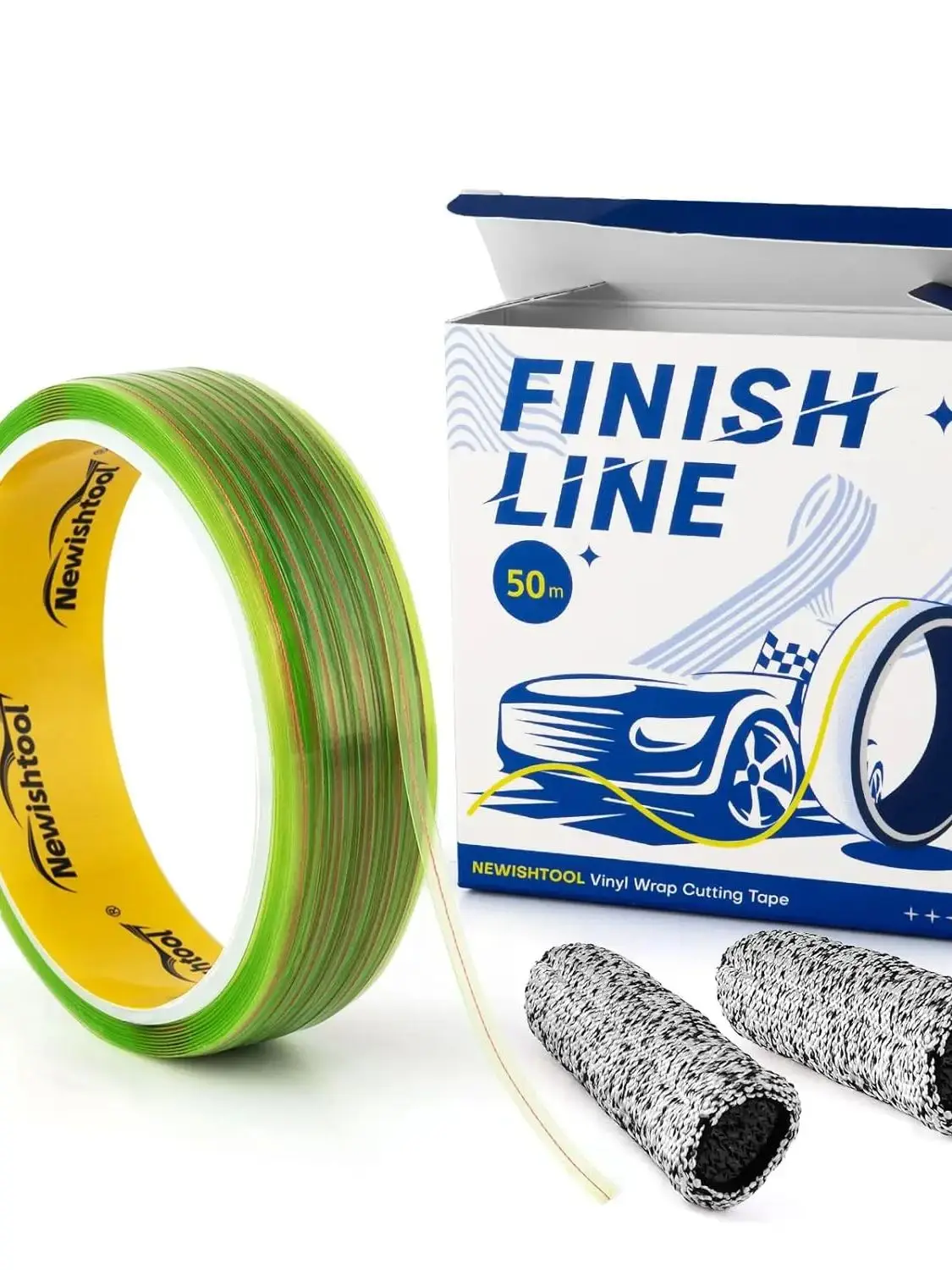 EHDIS 50 mètres ruban de coupe de sécurité emballage ensemble d'outils de voiture teinte graphique Film vinyle artisanat style sans couteau ligne de conception de coupe précise