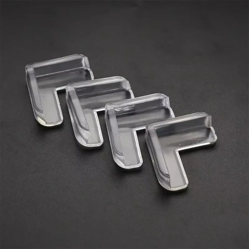 4Pcs Corner Protector Baby Child Safety Guards Silicone Transparent Table Edge Cover Anti Collision Pads Toddler Home Furniture