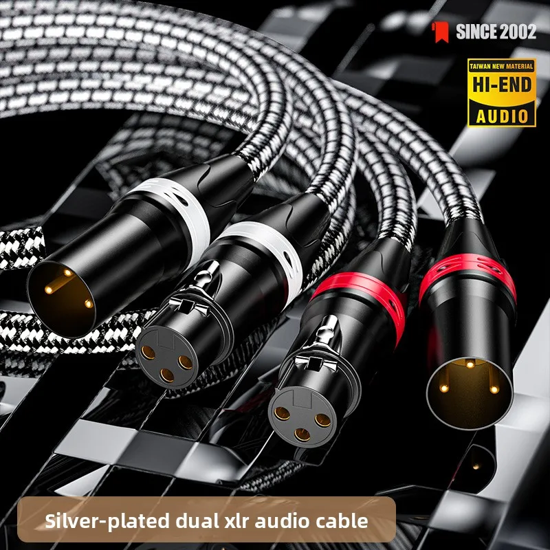 M100 fever grade oxygen free copper silver plated Canon busbar XLR Canon balanced audio cable microphone cable