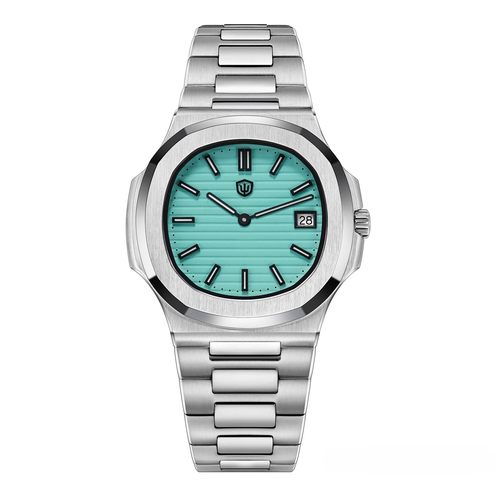 Watchdives WD00013 السويسرية روندا 714 ساعة يد تعمل بالحركة كوارتز أعلى الشق بالفرشاة 316L حالة AR طلاء الهاتفي سوبر لومينوفا BGW9 ساعة #2