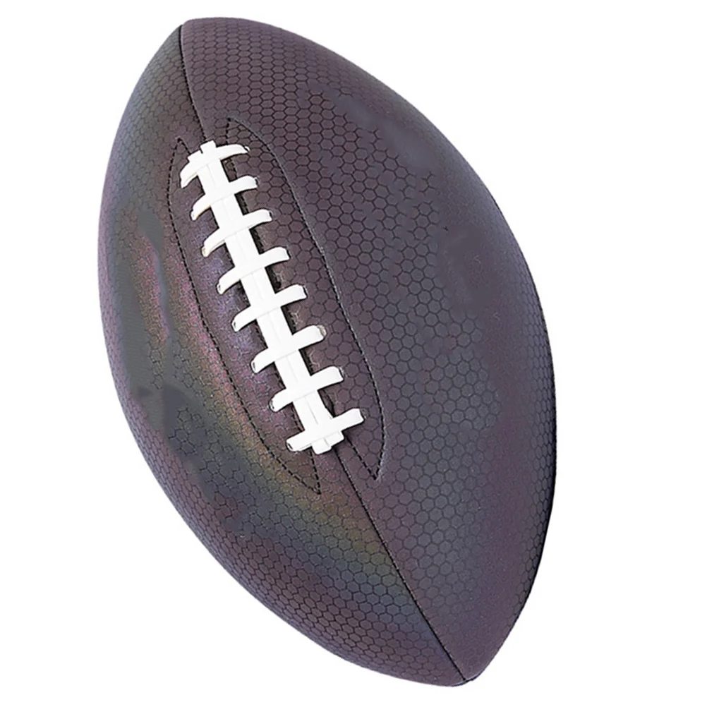 1개 형광 럭비공 성인 및 청소년용 전문 훈련 축구 경기용 액세서리 향상된 패스 연습