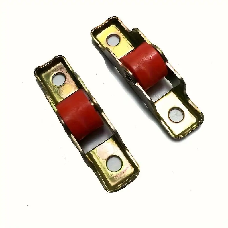 20pcs of Diamond Screen Window Small Pulley Plastic Steel Roller Sliding Screen Window Wheels Single-Sided Small Red Wheel