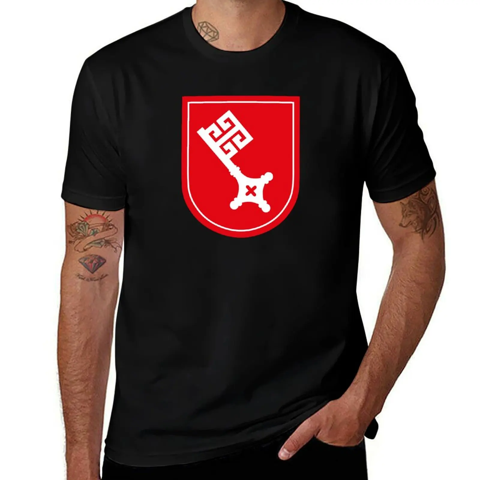 

Coat of arms of Bremen, Germany T-Shirt oversized graphic tee vintage anime shirts men