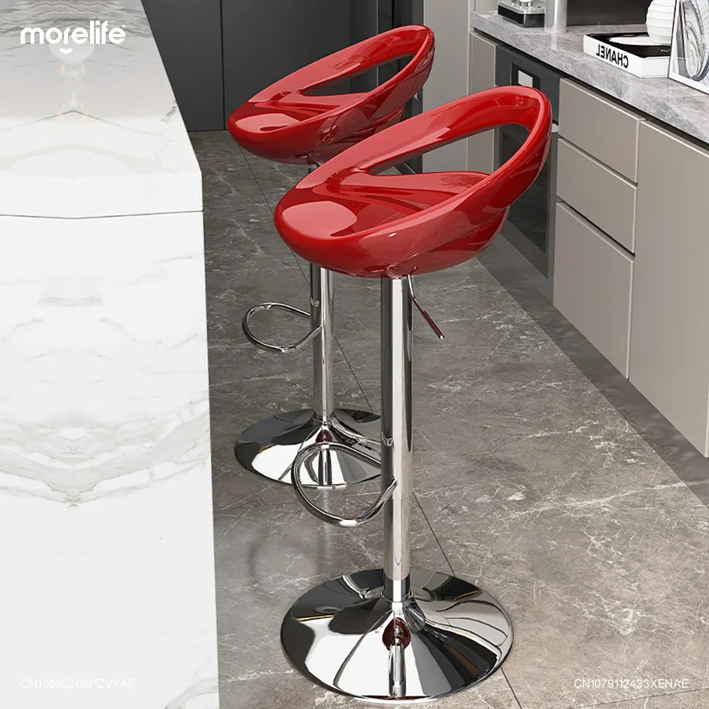 Nordic Bar Chairs Household Kitchen High Legged Stool Light Luxury Creative Modern Minimalism Lifting Coffee Shop Counter Chair