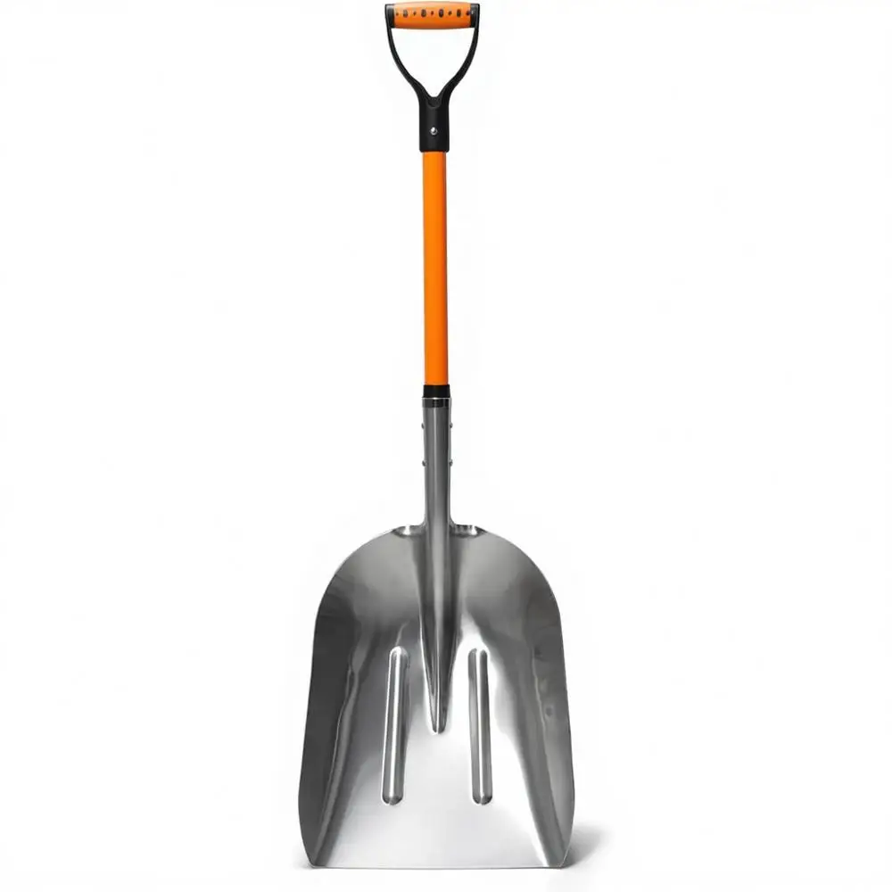 

45-Inch Wide Snow Shovel with Lightweight 3.5lbs Design and Durable Fiberglass Handle for Efficient Snow Removal