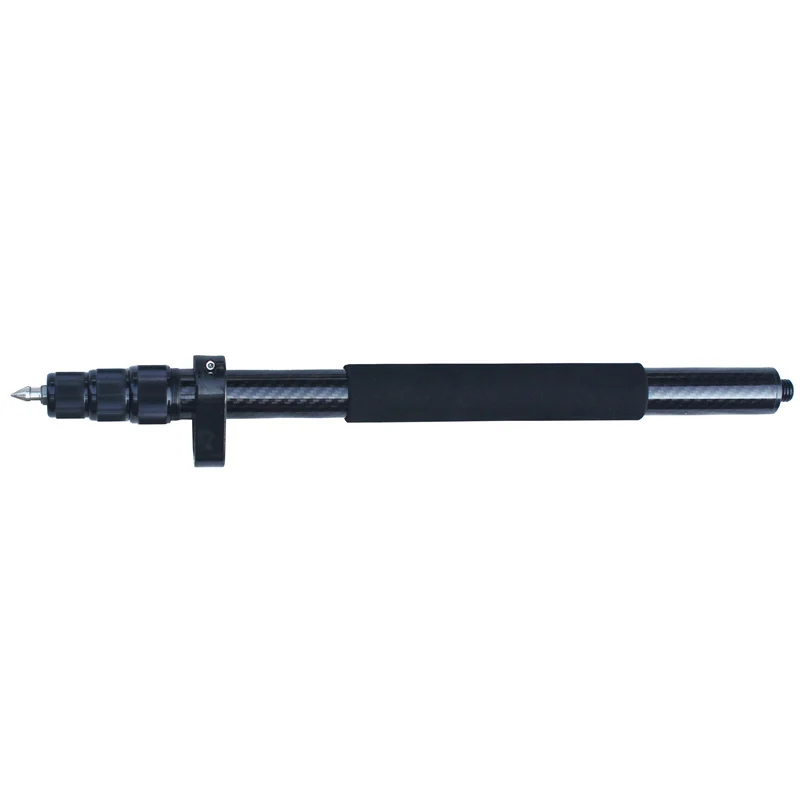 Portable Carbon Fiber Telescopic Rod Pole Expanded Length 1.5 Meters For Surveying and Measuring Mapping GPS Prism 1Piece