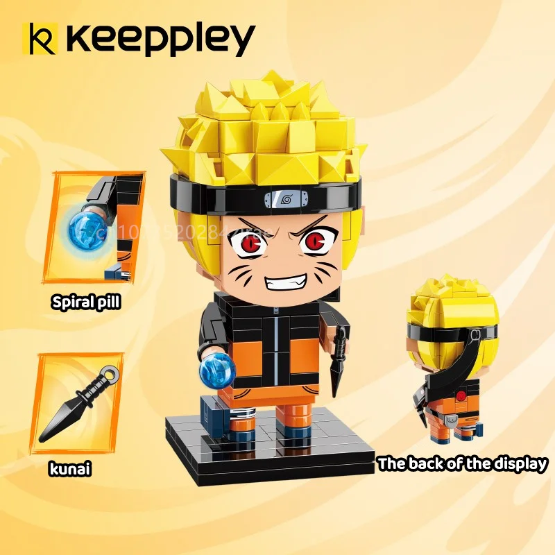 Keeppley Naruto Building Block Toys Classic Anime Character Combination Toys Children\'s Trend Toys Creative Birthday Gift