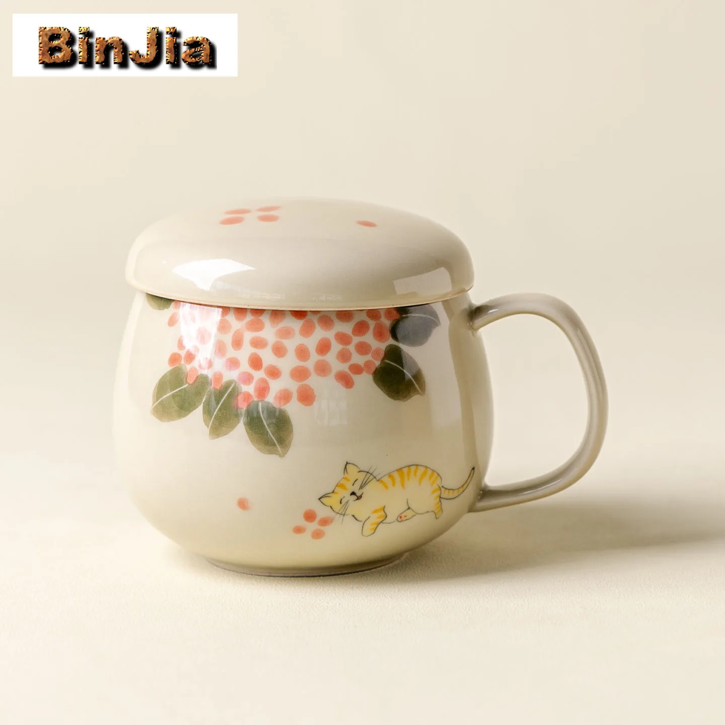 

330 мл антикварная ручная роспись фильтр гортензии, чашка-сепаратор для чая, ретро чайная кружка с заварочным устройством, офисная чашка для воды, кафе, ремесло