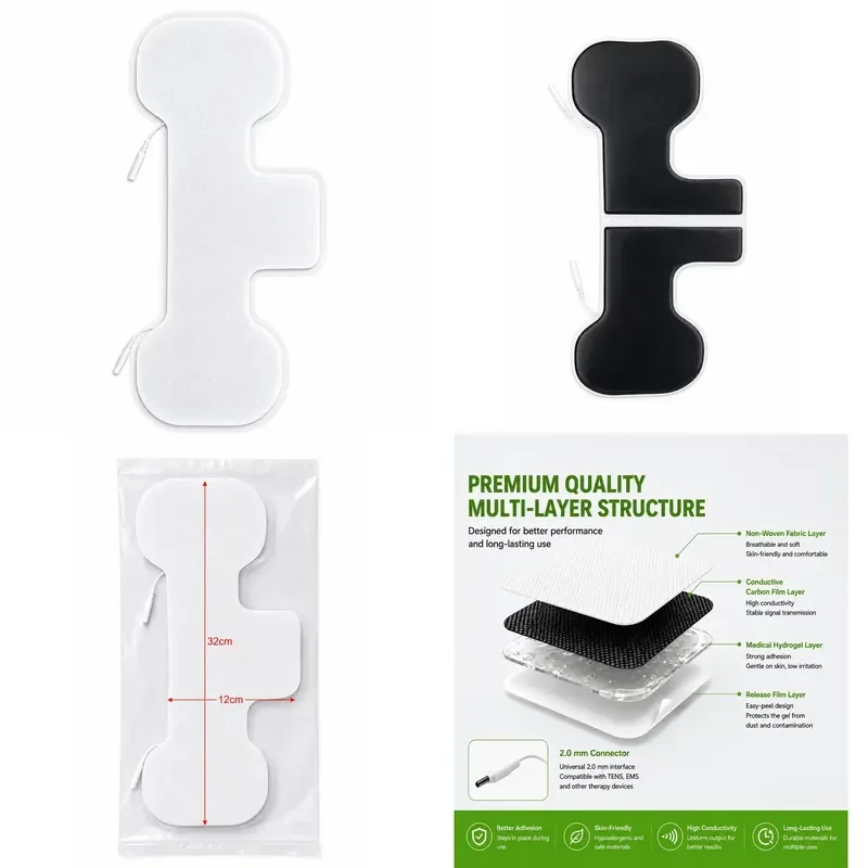 for  Neck Waist Legs Shoulder Electrode Patch Massager Non-woven Self-Adhesive Physiotherapy Pads