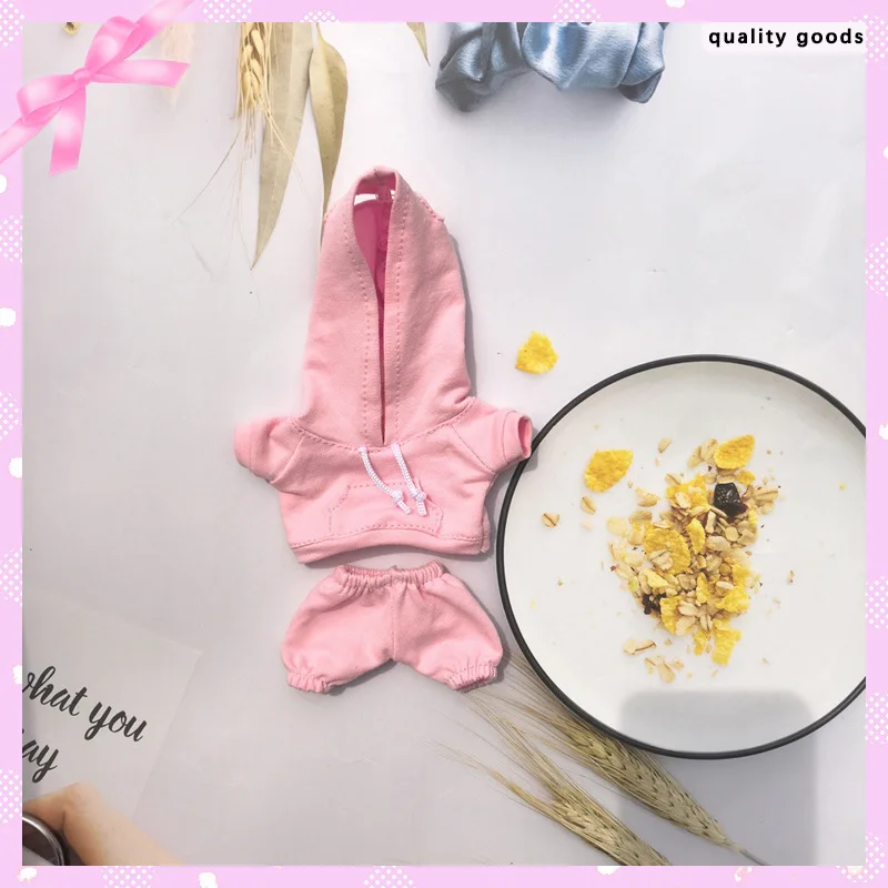 

Только одежда, мини 17 см, виниловая кукла Lafufu, миндальное печенье, плюшевая кукла-брелок со свитером, брюками, костюм, комплект одежды, подарок