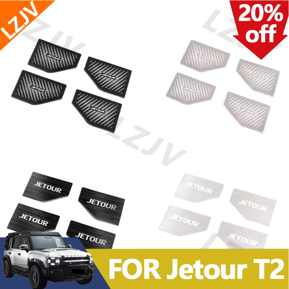 New For Chery Jetour Traveller T2 Door Bowl Sticker Handle Shanhai T2 Car Special Accessories Modification Interior Complete Set