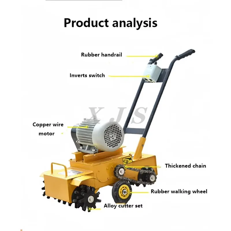 Slag removal machine Concrete residue Slag grinding and cleaning machine