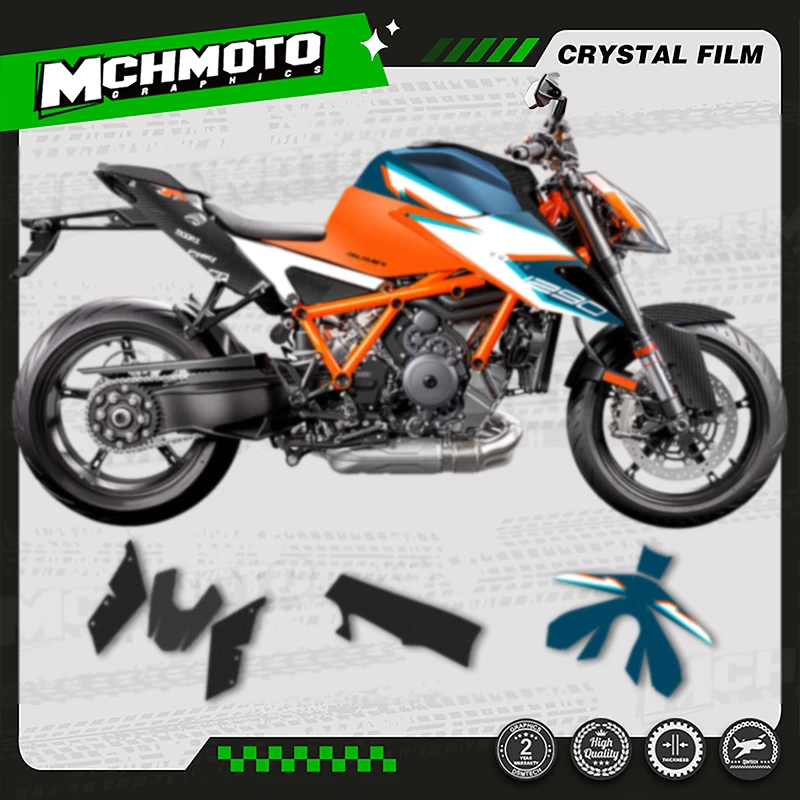 

MCHMFG Custom Team Motorcycle Graphics Background Decals Stickers Kits For KTM 2020 2021 2022 Super Duke 1290 S R