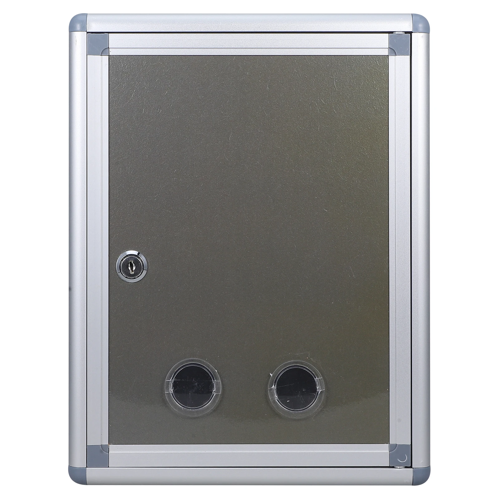 

Wall Mounted Suggestion Box with Lock Large Capacity Storage Container Aluminum Alloy Mailbox for Office Factory