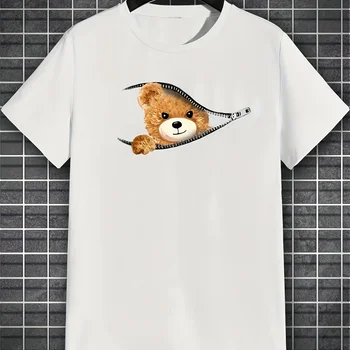 T-shirt grafica casual ed eleg...