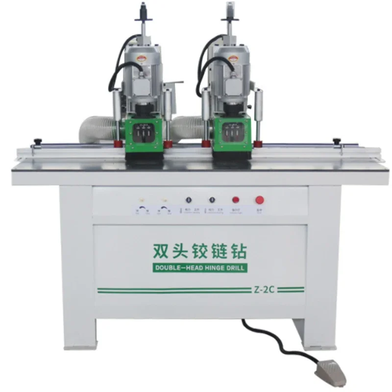 Woodworking Hinge Drilling Machine Woodworking Hinge Boring Machine Double Heads Hinge Boring Machine For Wood Hole Punching