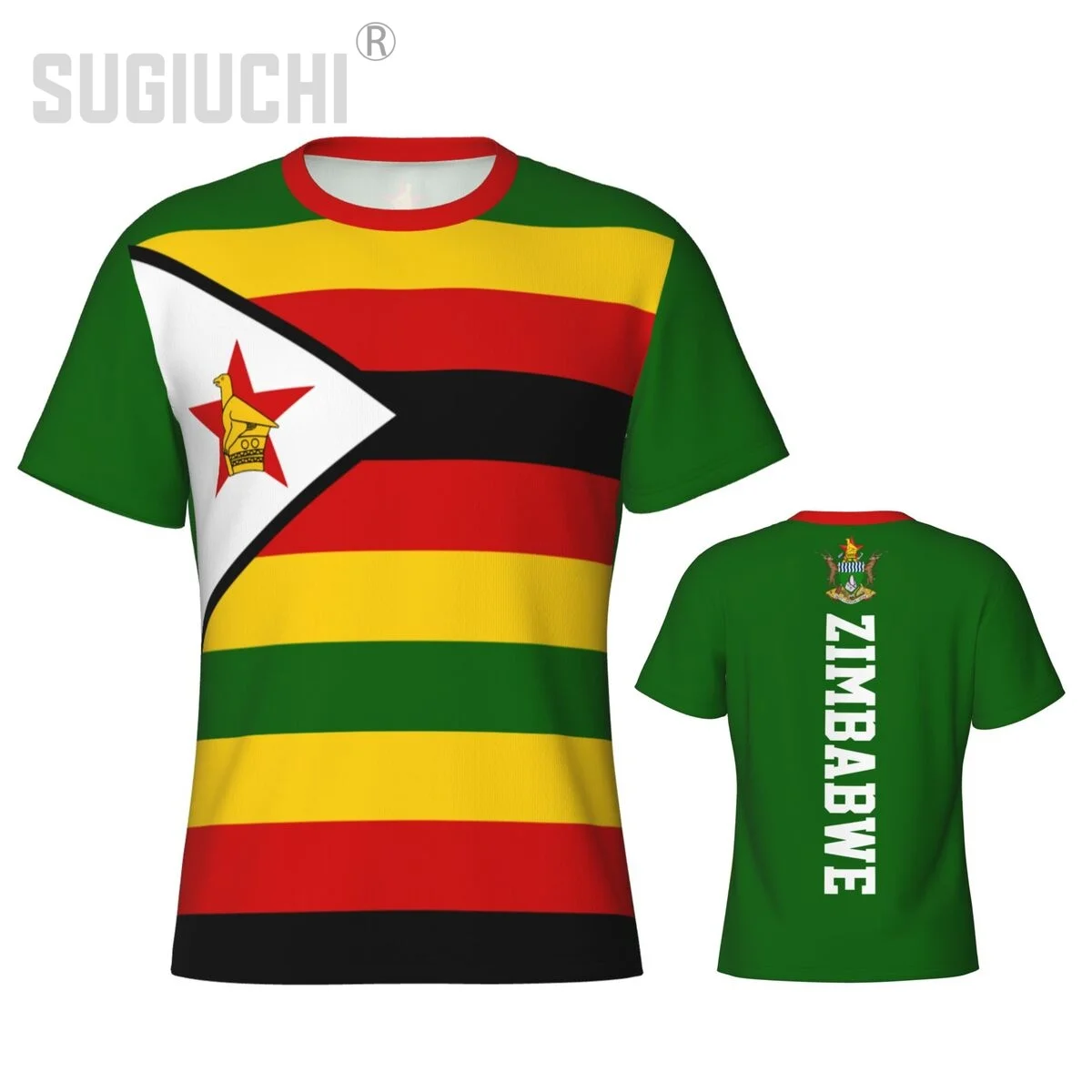 Tight Sports T-shirt Zimbabwe Flag 3D For Men Women Tees jersey Clothes Soccer Football Fans Gift Patriotic T shirt