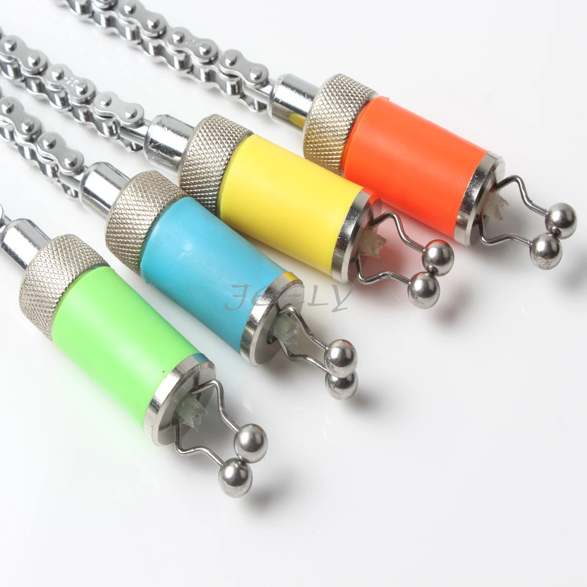 Fishing Swinger Steel Chain Stainless Steel Aluminum Set Swinger Carp Fishing Indicator 4 Colors for bite alarm