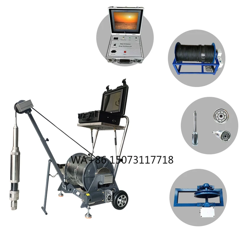 

Underground Earth Water Finder Detector Device Machine 0-300mtrs Rugged/Durable Water Well Inspection Camera High-definition