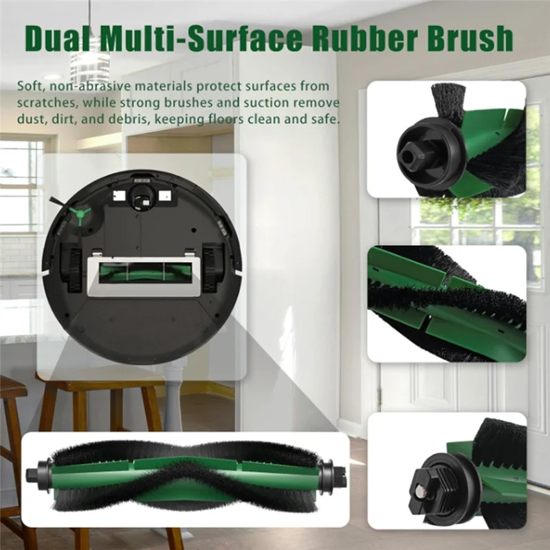 ¡Promoción! Para Irobot Roomba Essential Q0120 Y0140 Q0520 Q011 Y0110 Robot aspirador autovaciador cepillo lateral principal filtro HEPA fregona Pa