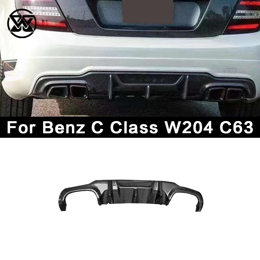 

Отделитель спойлера из углеродного волокна для Mercedes Benz C класса W204 C200 C220L 2012-2014 в