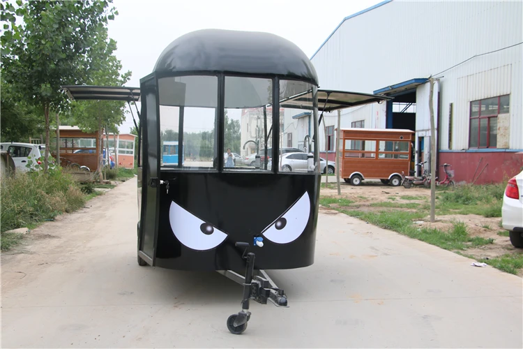 

3m Food Cart Smile Street Ven Ice Cream Vendiding Cart Trolley coffee Food Trailer Coffee Cart Bike