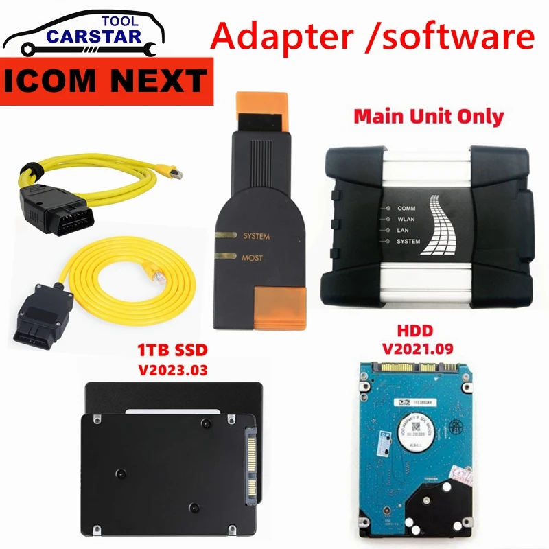 ICOM NEXT for BMW ICOM Diagnostic Tool ICOM main unit icom NEXT Expert Mode HDD & SSD Software ICOM Software for Bmw