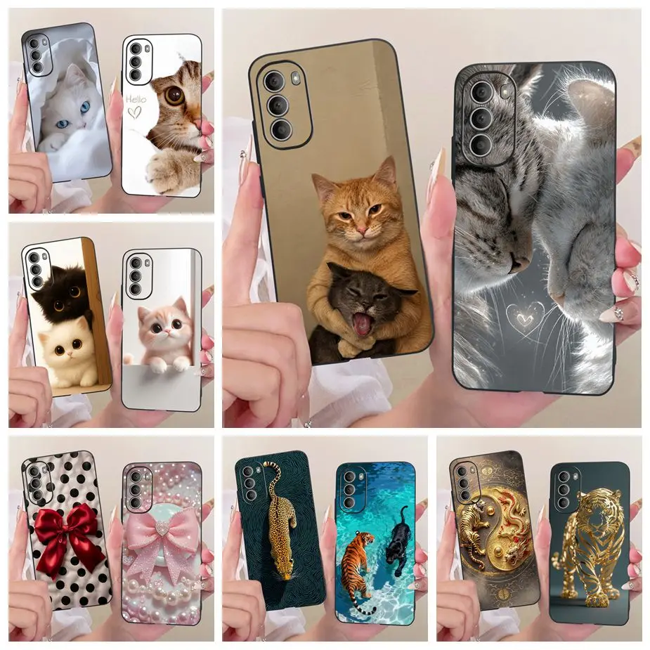 Funda para Motorola Moto G51 G71 5G, diseño de gato, nueva, pintada, suave, de TPU, para Motorola Moto G31 G 51 MotoG51 MotoG71